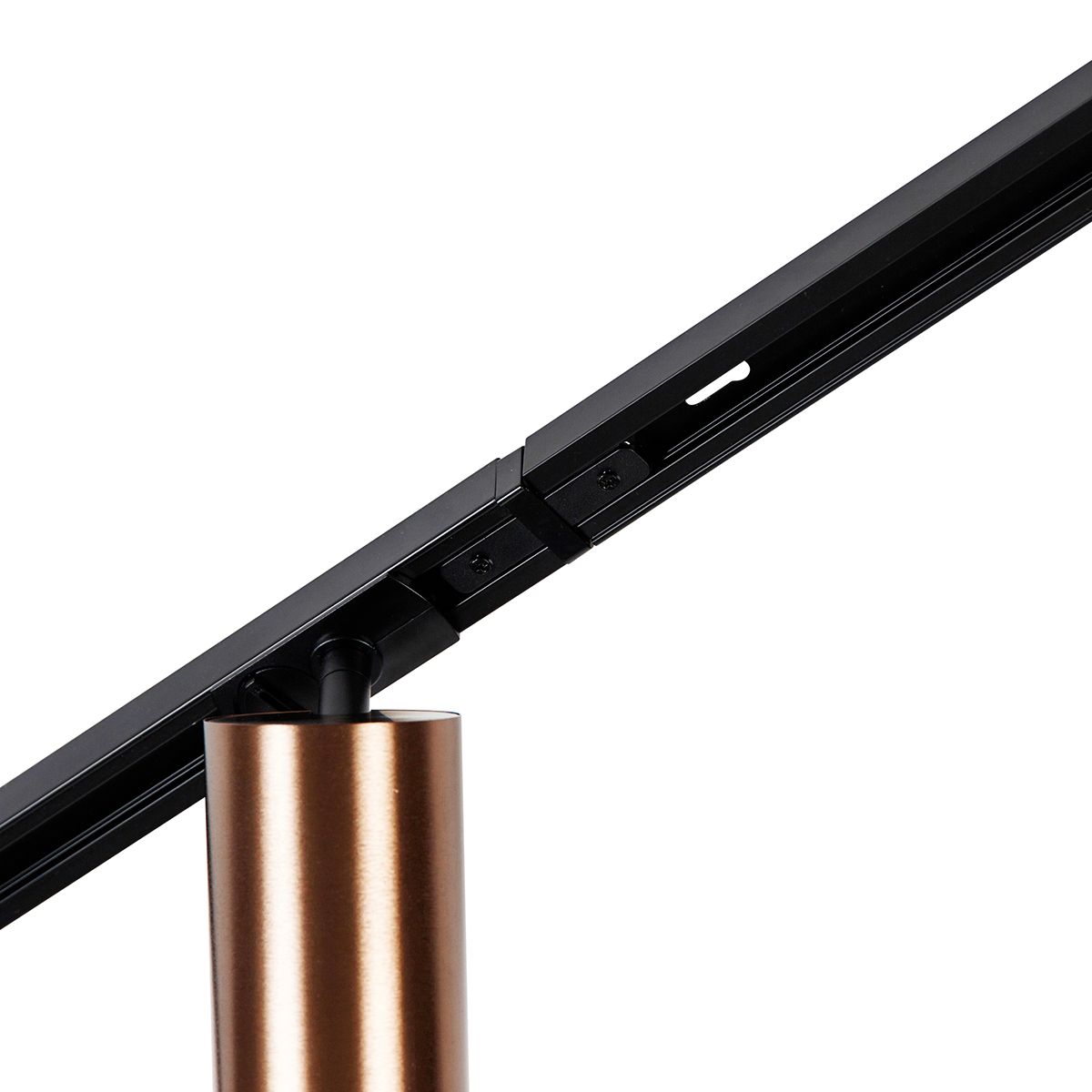 Modern railsysteem met 5 spots donker brons 1-fase GU10 70mm - Iconic Jeana Luxe