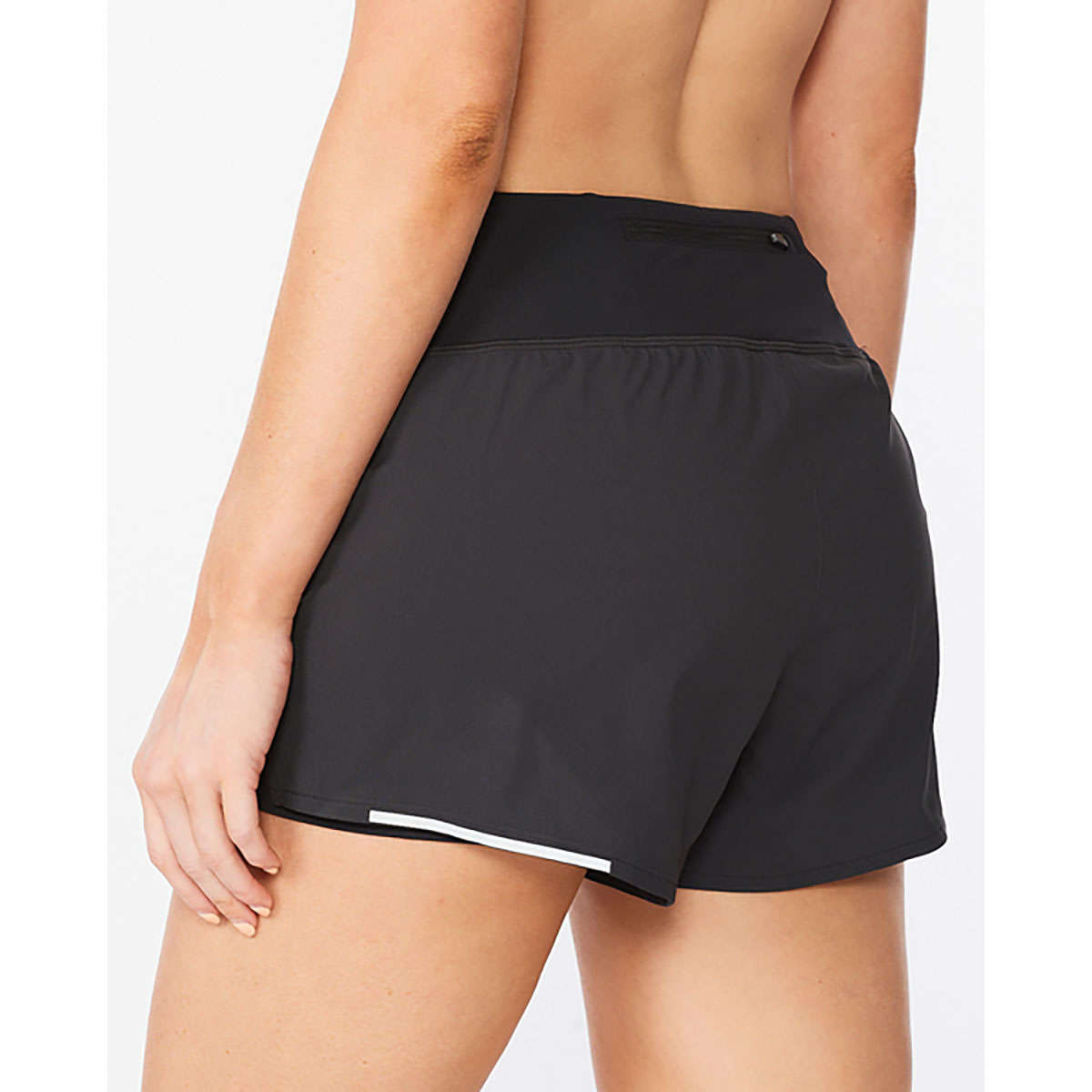 2XU Aero 2-in-1 3 Inch Hardloopbroek Kort Zwart Dames