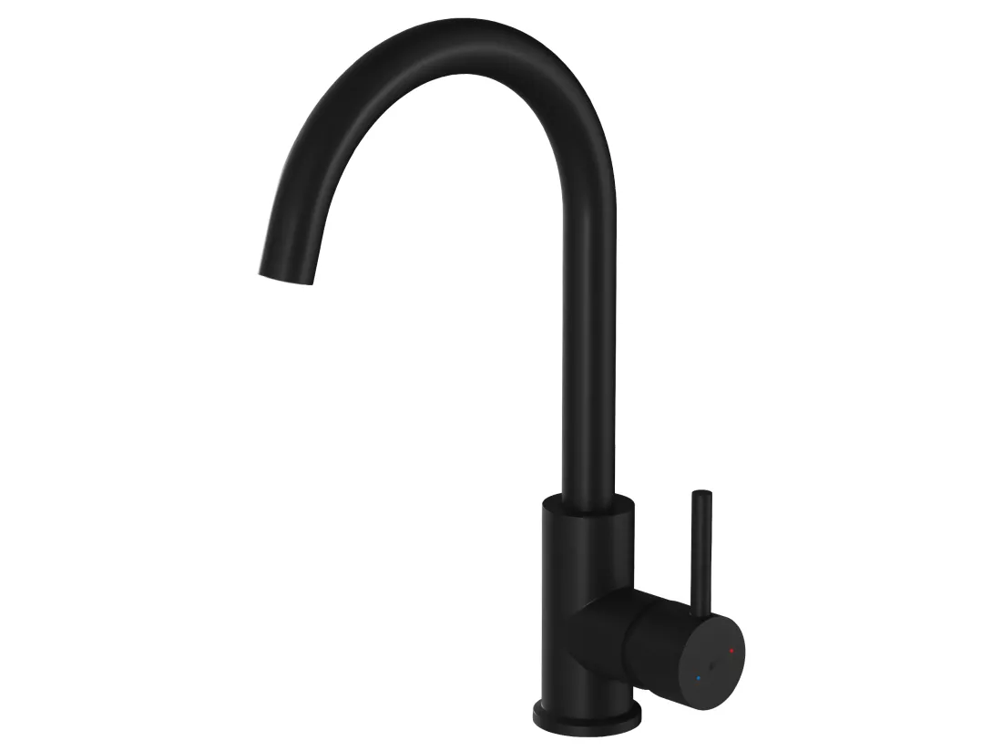 Kiwo mitigeur évier noir - Essebagno