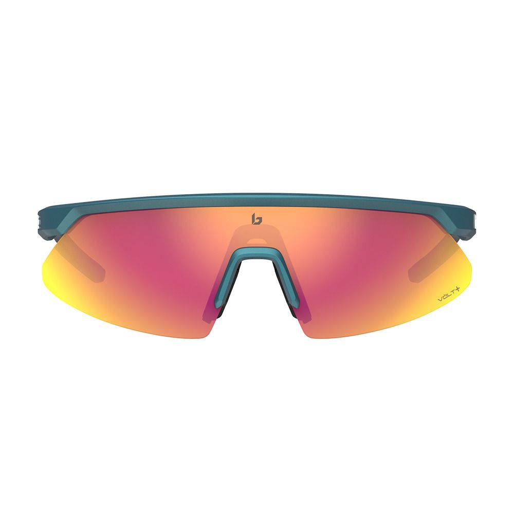 Bolle MICRO EDGE - Lunettes de soleil polarisés creator teal metallic/volt+ ruby