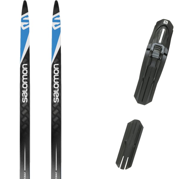 Pack ski de fond SALOMON S/MAX CARBON SKATE + PROLINK SHIFT-IN SKATE BLUE/BLACK