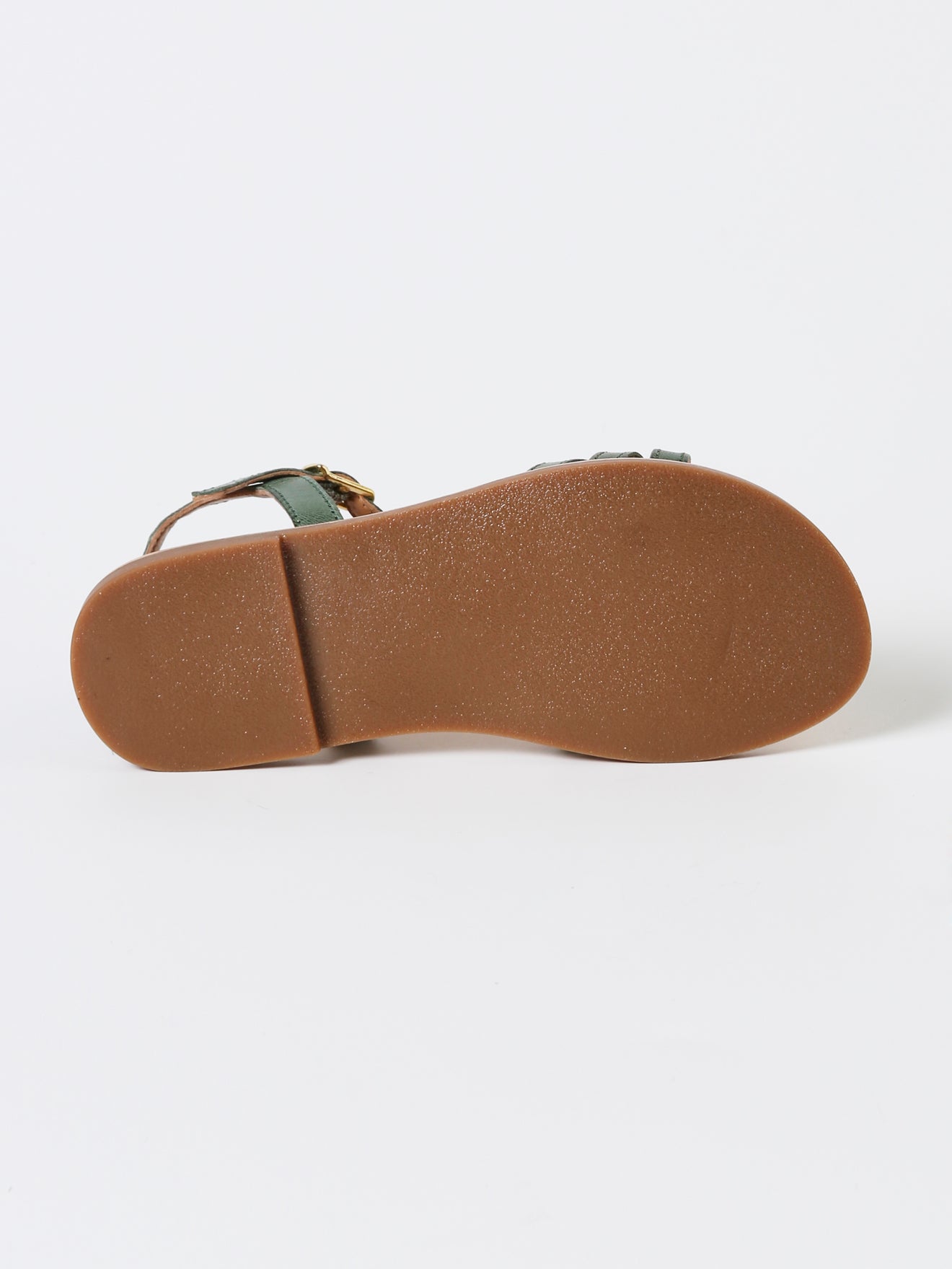 Sandale tressée Fille en cuir