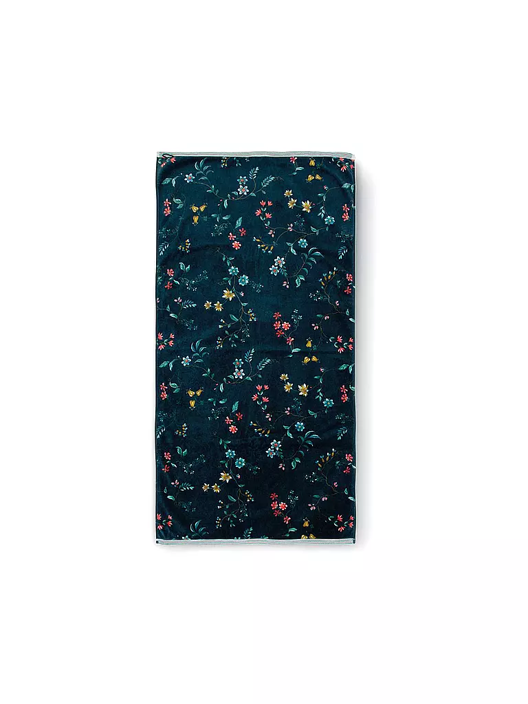 PIP STUDIO Duschtuch LES FLEURS 70x140cm D. Blau dunkelblau