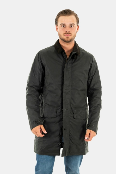 blousons et vestes barbour mac wax sg51 sage/classic