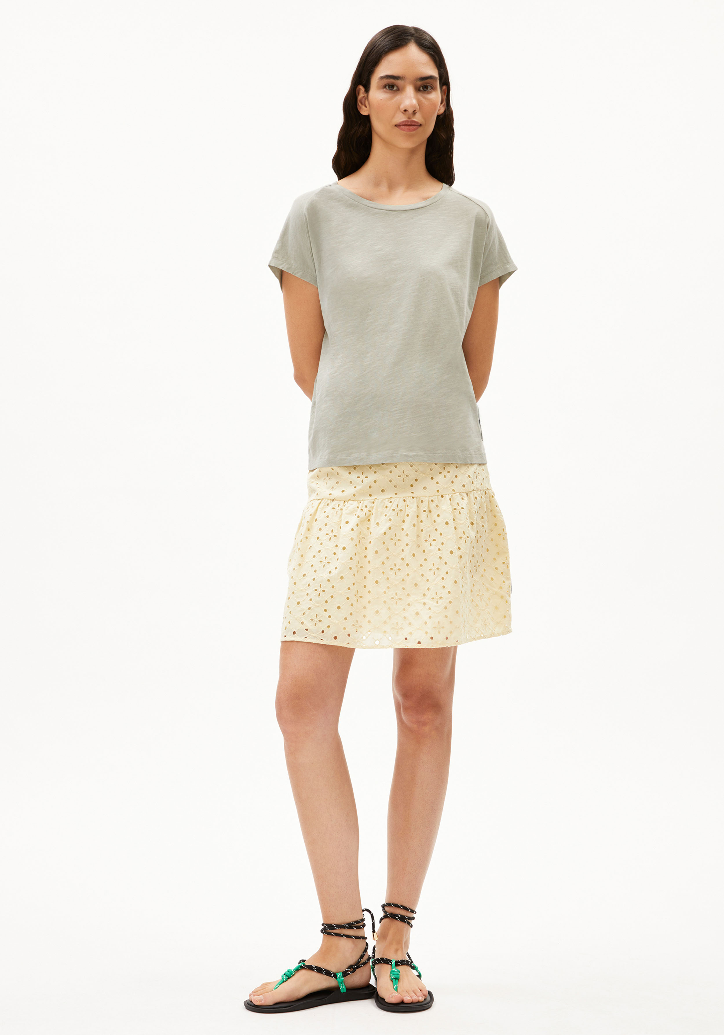 Armedangels T-Shirt Oneliaa Seagreen