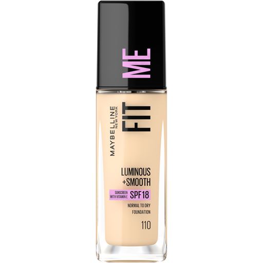 Maybelline Fit Me Luminous Smooth Foundation, 110 Porcelain