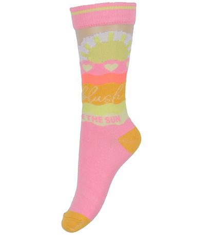 Billieblush Socken - Pink/Gelb m. Sol