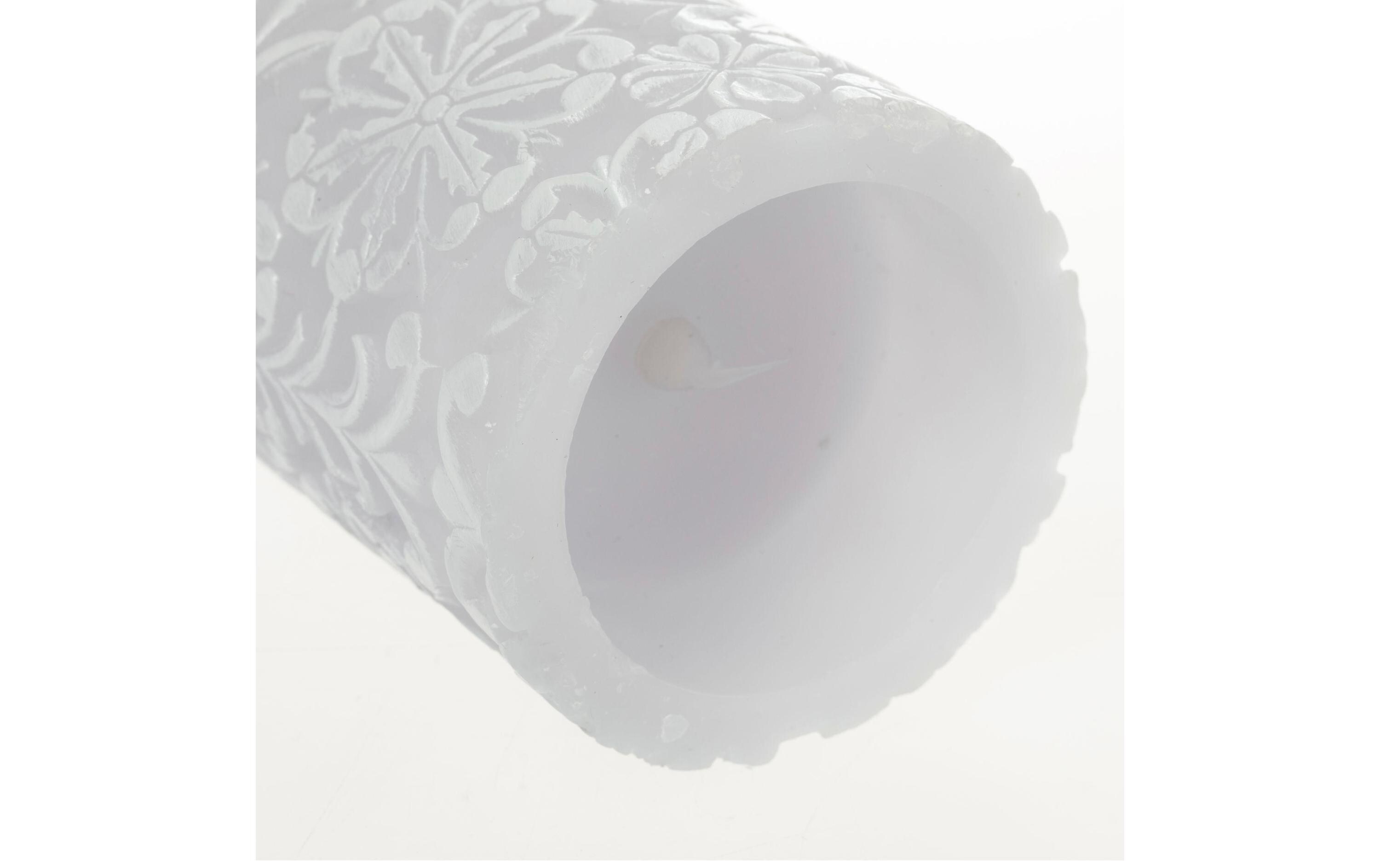 LED-Kerzen Set Little Lilac, Ø 7.8 cm, Weiss, 2 Stk.LED-Wachskerze, 2er Set