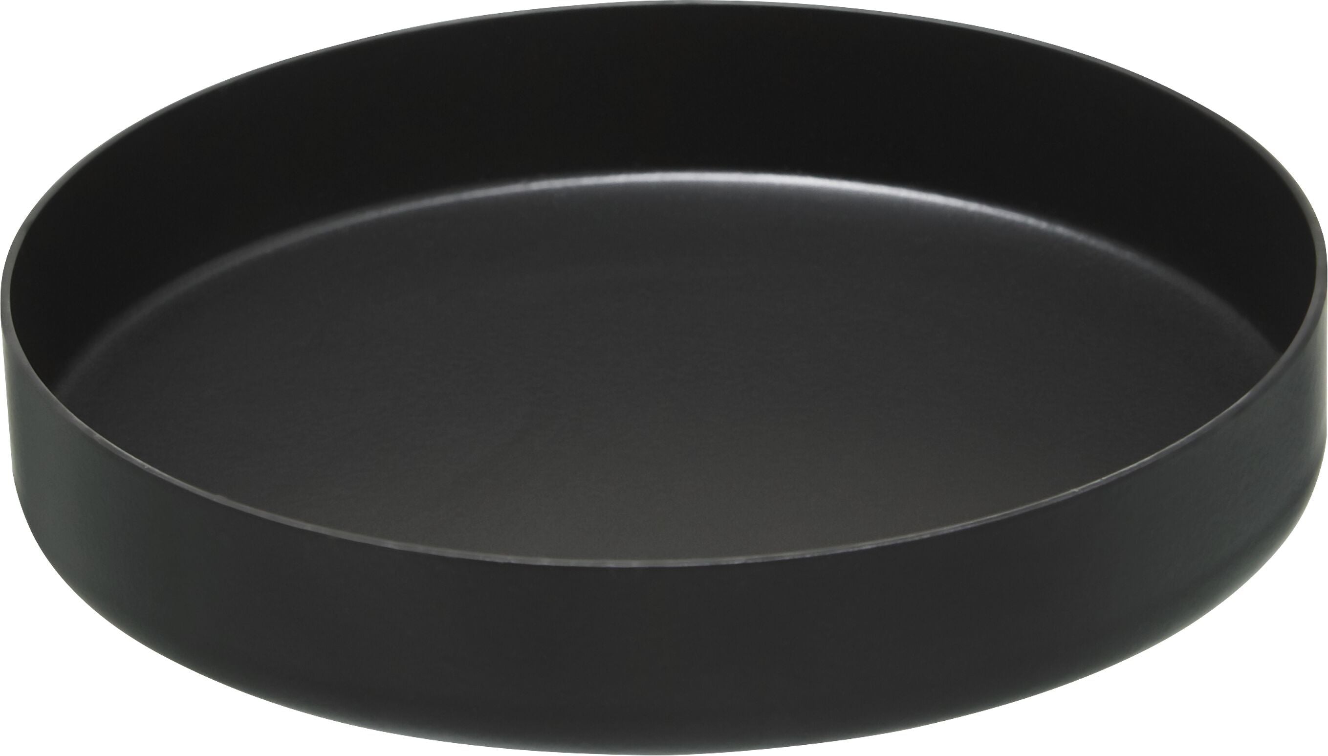 RINA Kerzenteller - Schwarz / B: 10.0 cm x T: 10.0 cm x H: 1.0 cm