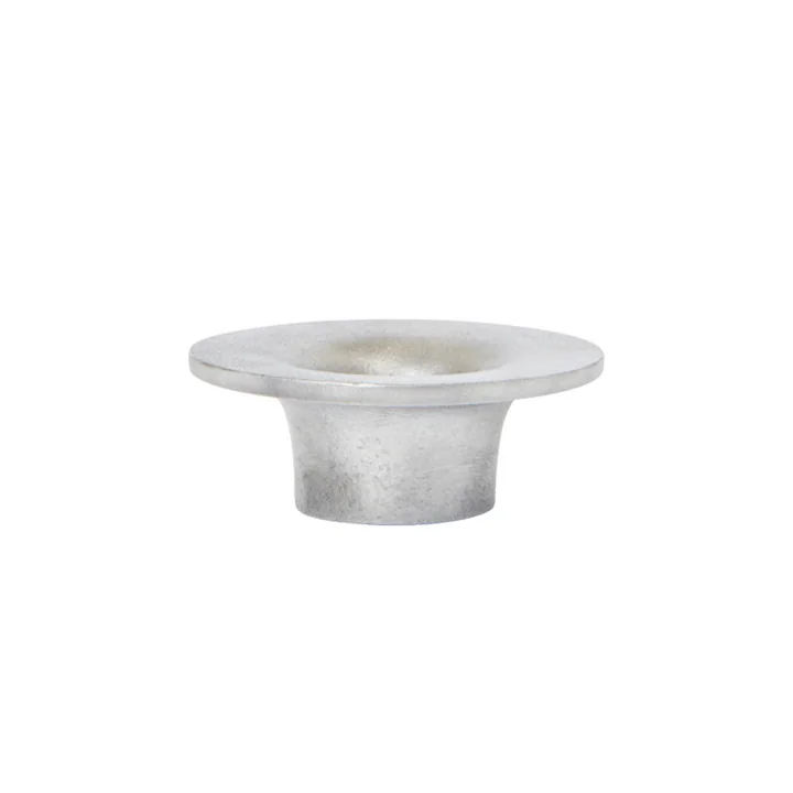 Ferm Living - Soothe Kerzenhalter, Aluminium silber
