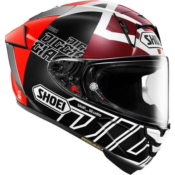 Shoei - Casque X-SPR Pro Diggia2 TC-1 / Noir / Rouge / Blanc