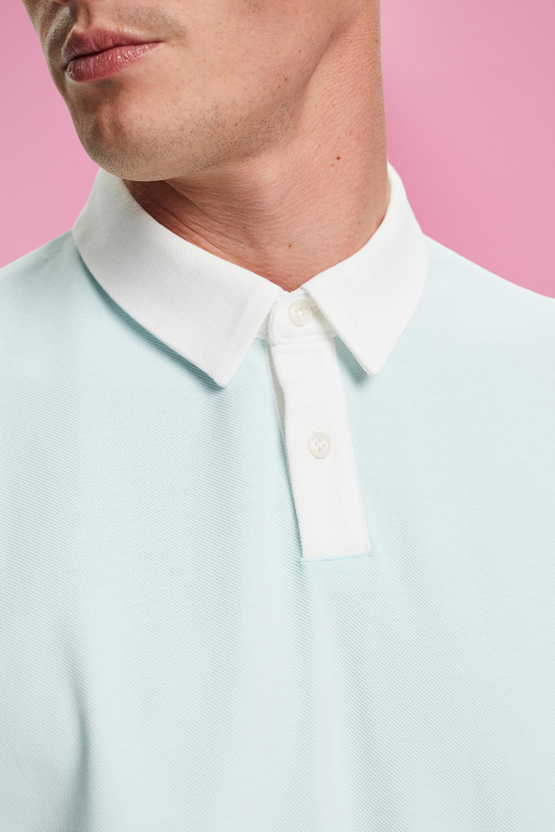 Polo en maille piquée de coton