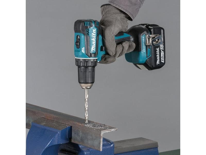 Makita Akku-Bohrschrauber DDF485RTJ Kit Bohrschrauber 18 V, inkl. Akku und Ladegerät