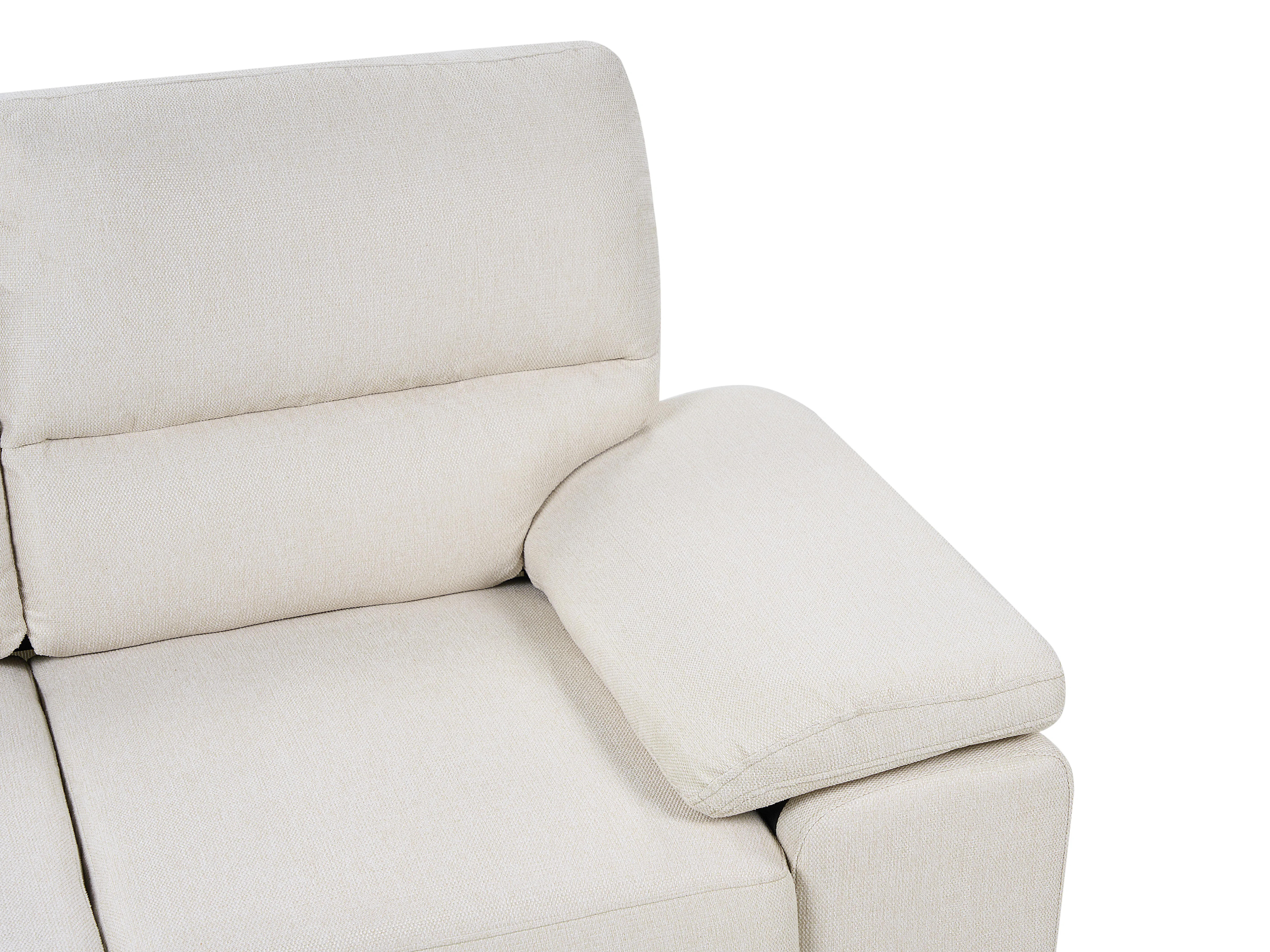 Bank 2-zits VOGAR Stof Lichtbeige