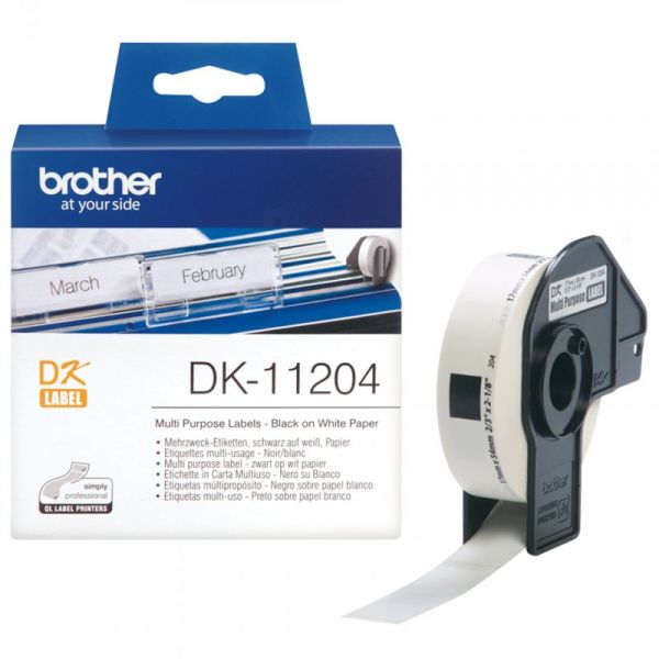 Brother Fita de Impressão de Etiquetas DK-11204