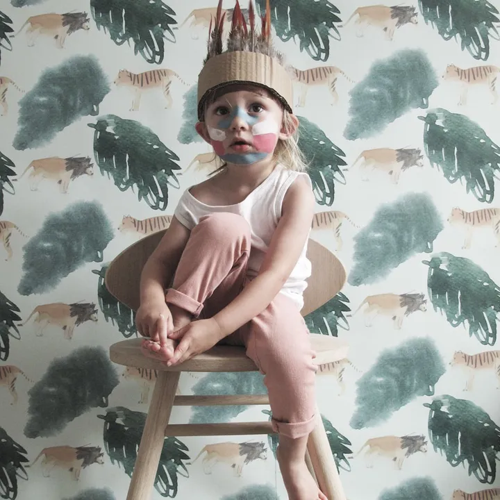 Nofred Papier-peint Safari 10x0,53 mètres | Vert