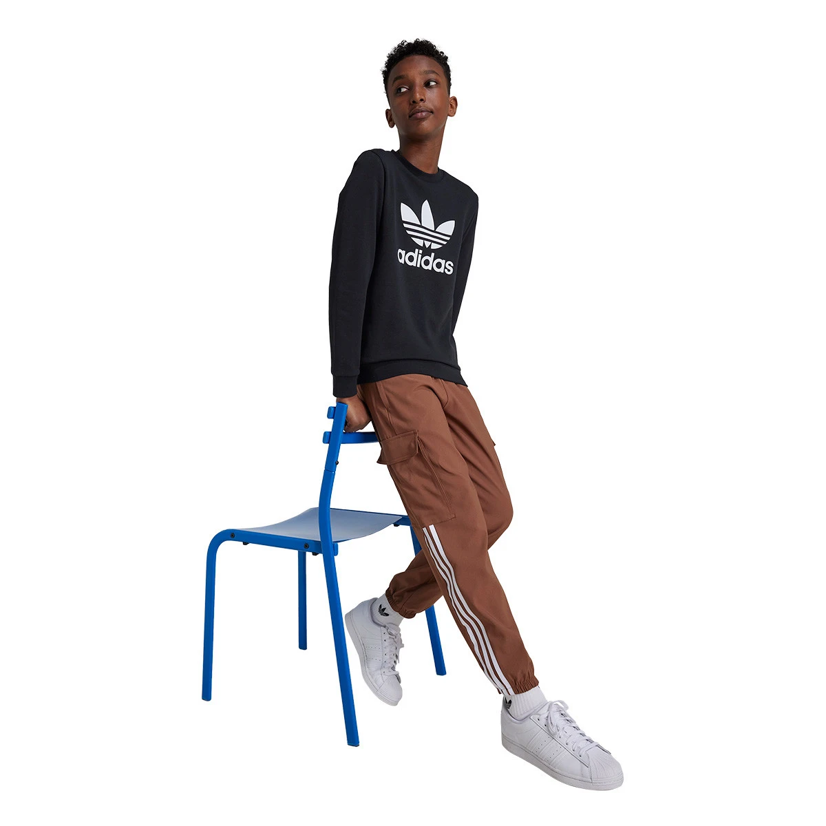 Sweatshirt adidas Trefoil Crew Criança