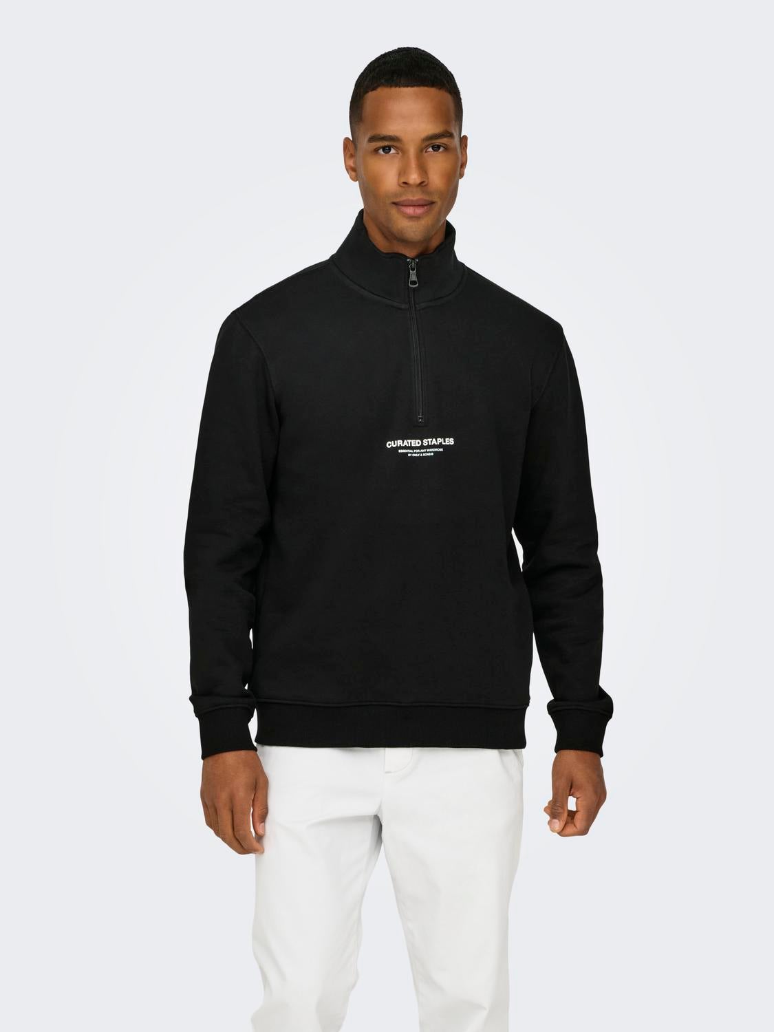 ONSCURATED Sweatshirt Black