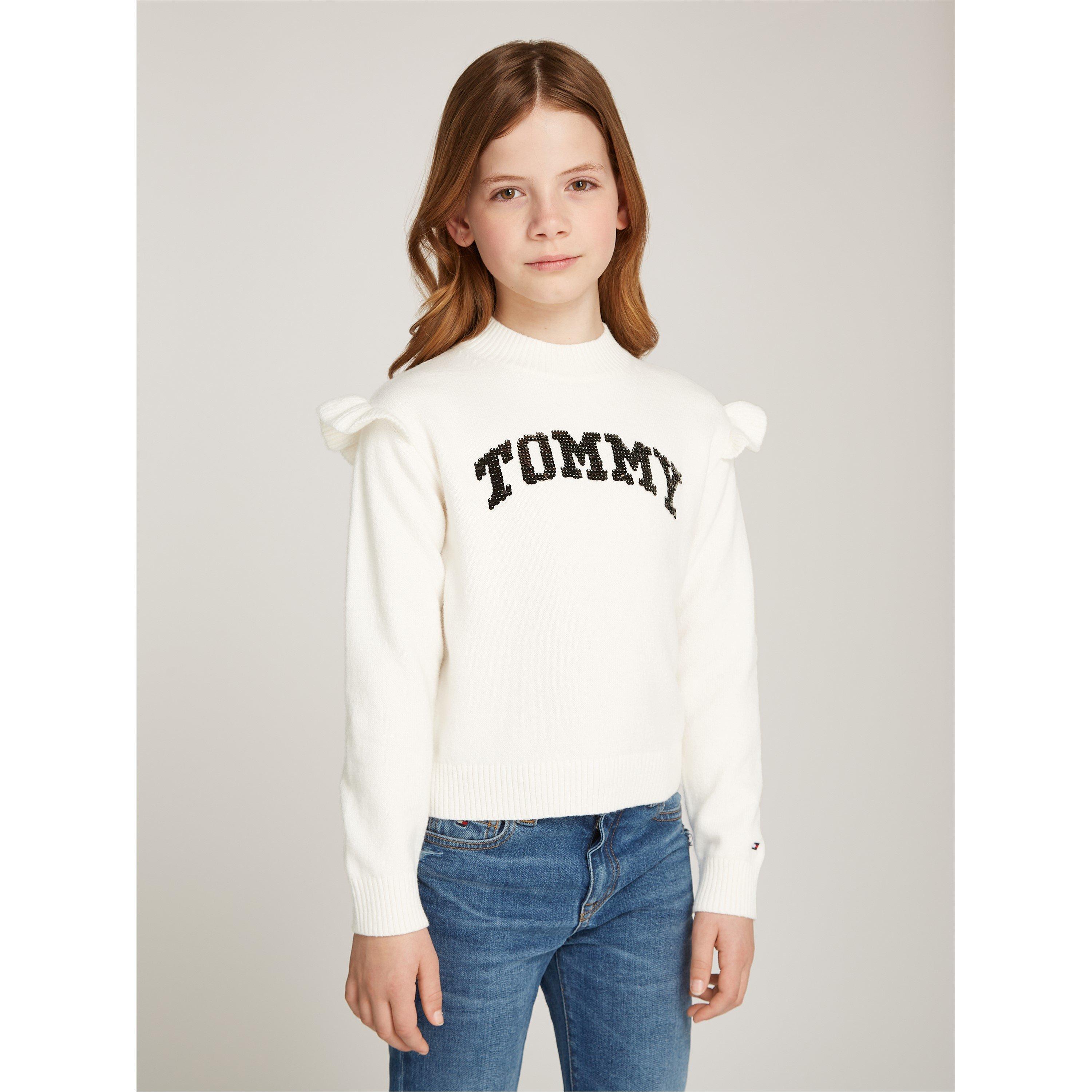 Tommy Hilfiger Sequin Knit Jumper Juniors