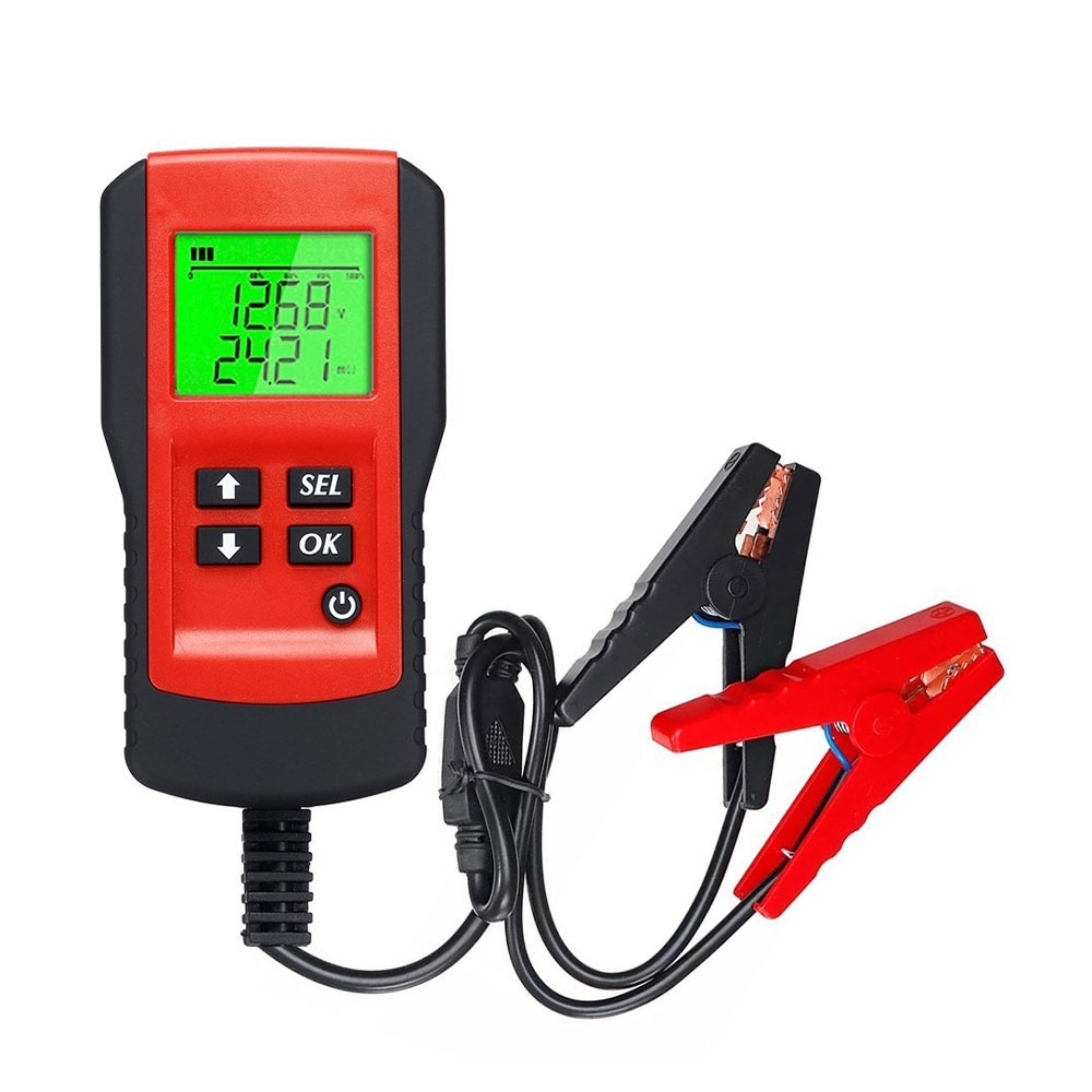 Auto Tiefzyklus Batterietester KFZ Spannungswiderstand Prüfgerät mit LED Display CCA 100-9999