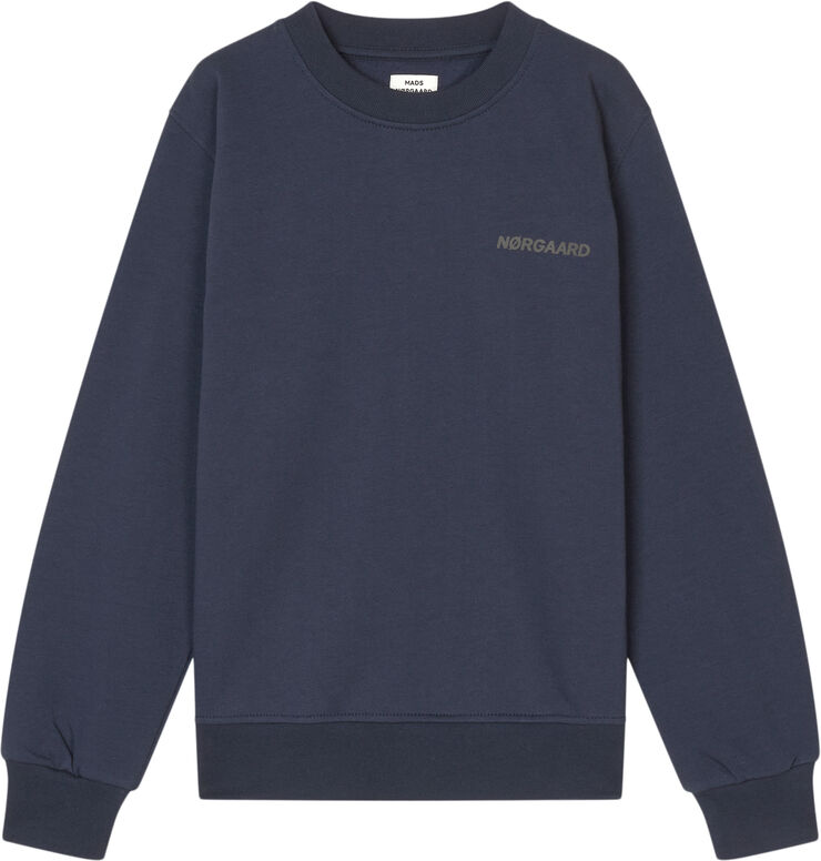 Mads Nørgaard - Copenhagen Organic Sweat Solo Sweatshirt Blå