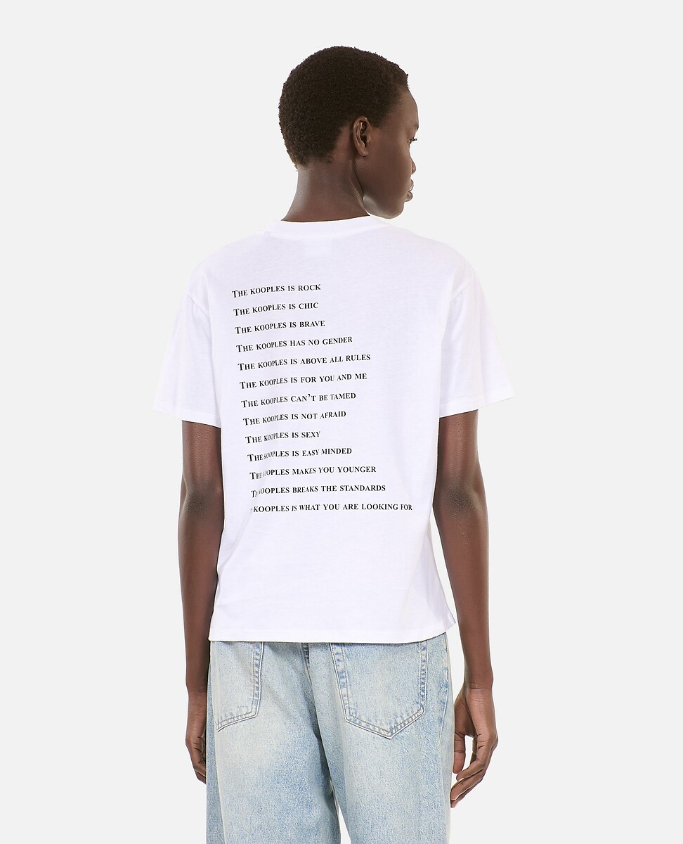 THE KOOPLES<br>Camiseta com gola redonda e mangas curtas