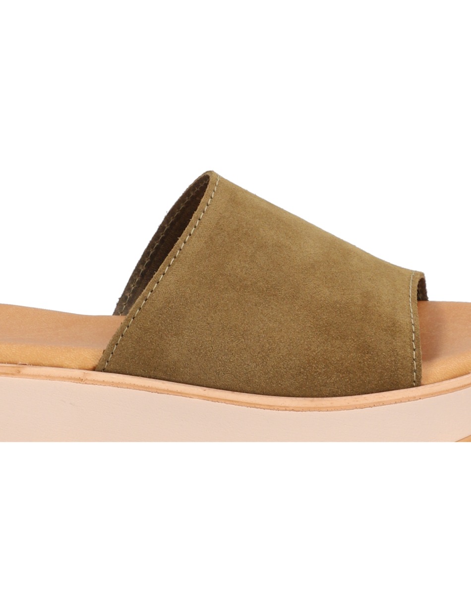 Veloursleder Pantoffel