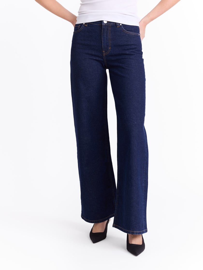 Estelle wide jeans Dark Denim