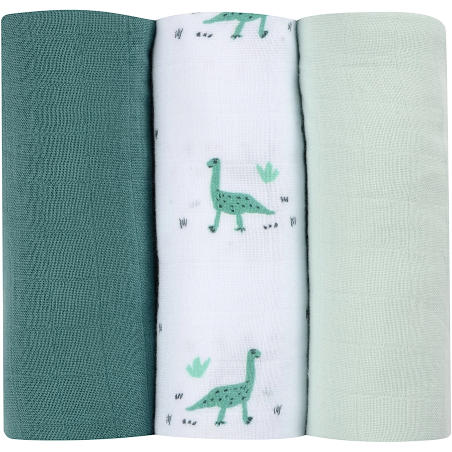 BEABA® Pucktücher 3er Set Jurassic