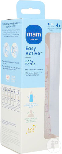 Mam Easy Active Biberon 2ème Âge 330ml Space Adventure Filles 1 Pièce