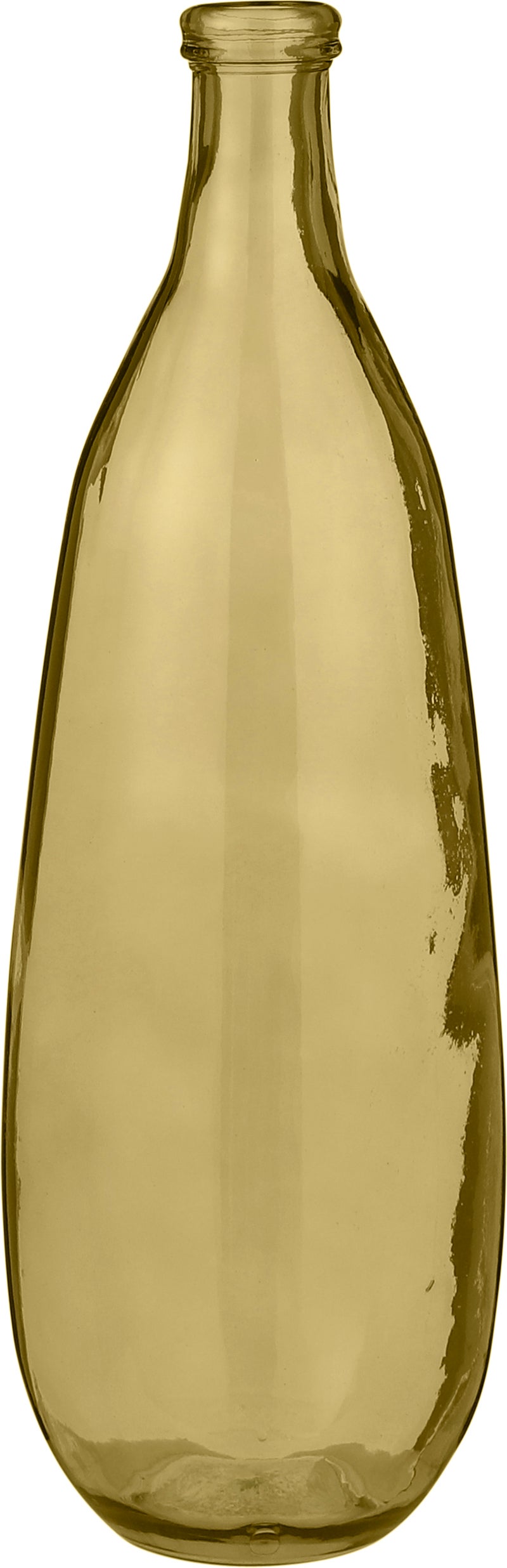 Mica Decorations vaas Pilar geel D 25 H 75 cm