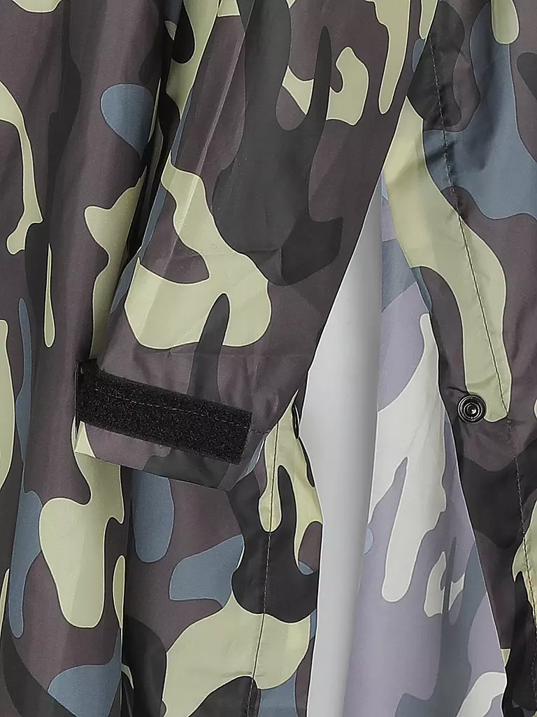 RAINKISS Regenjacke - Regenponcho Camo olive