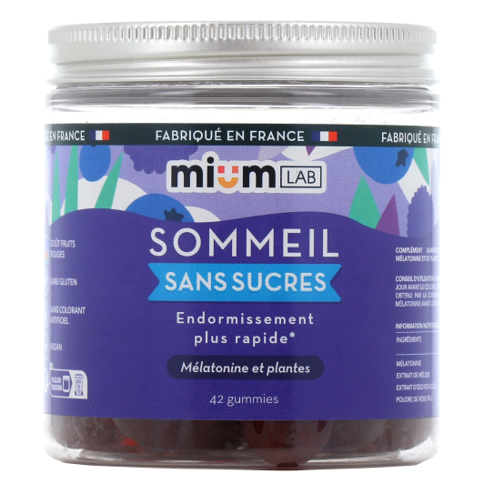 Gummies Sommeil Mium Lab : mélatonine et plantes pour dormir