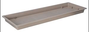 PLATEAU RECTANGULAIRE 57X27CM TAUPE