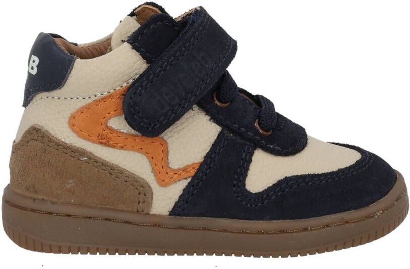 Develab 44343 Sneakers Unisex Leren Sneaker Blauw