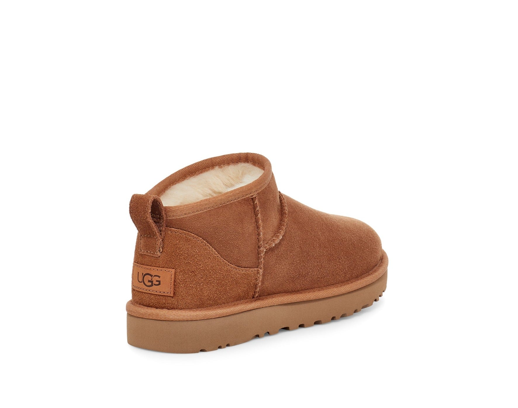 UGG  W Classic Ultra Mini bamsestøvler - Chestnut