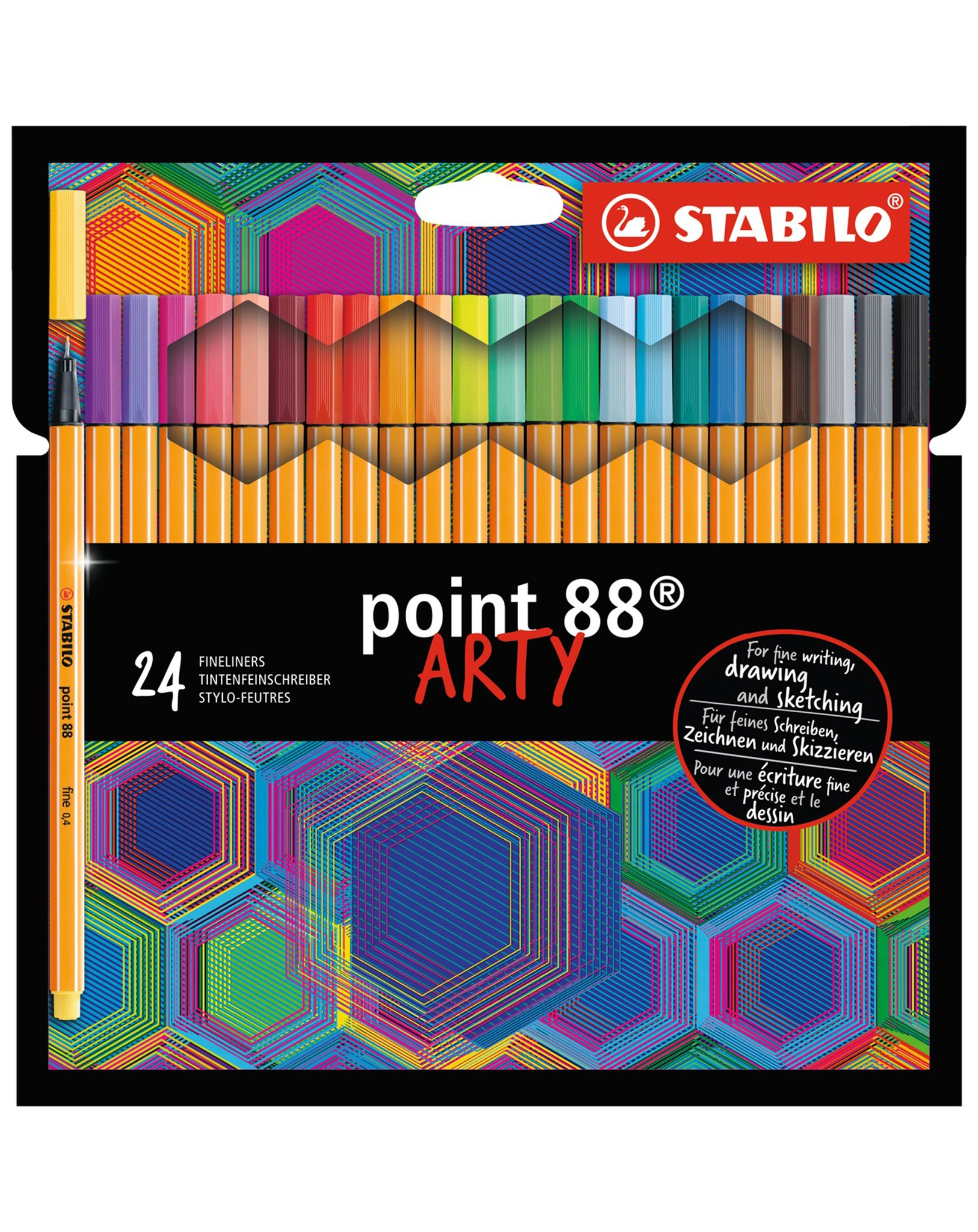 Fineliner STABILO® point 88 ARTY 24er-Pack