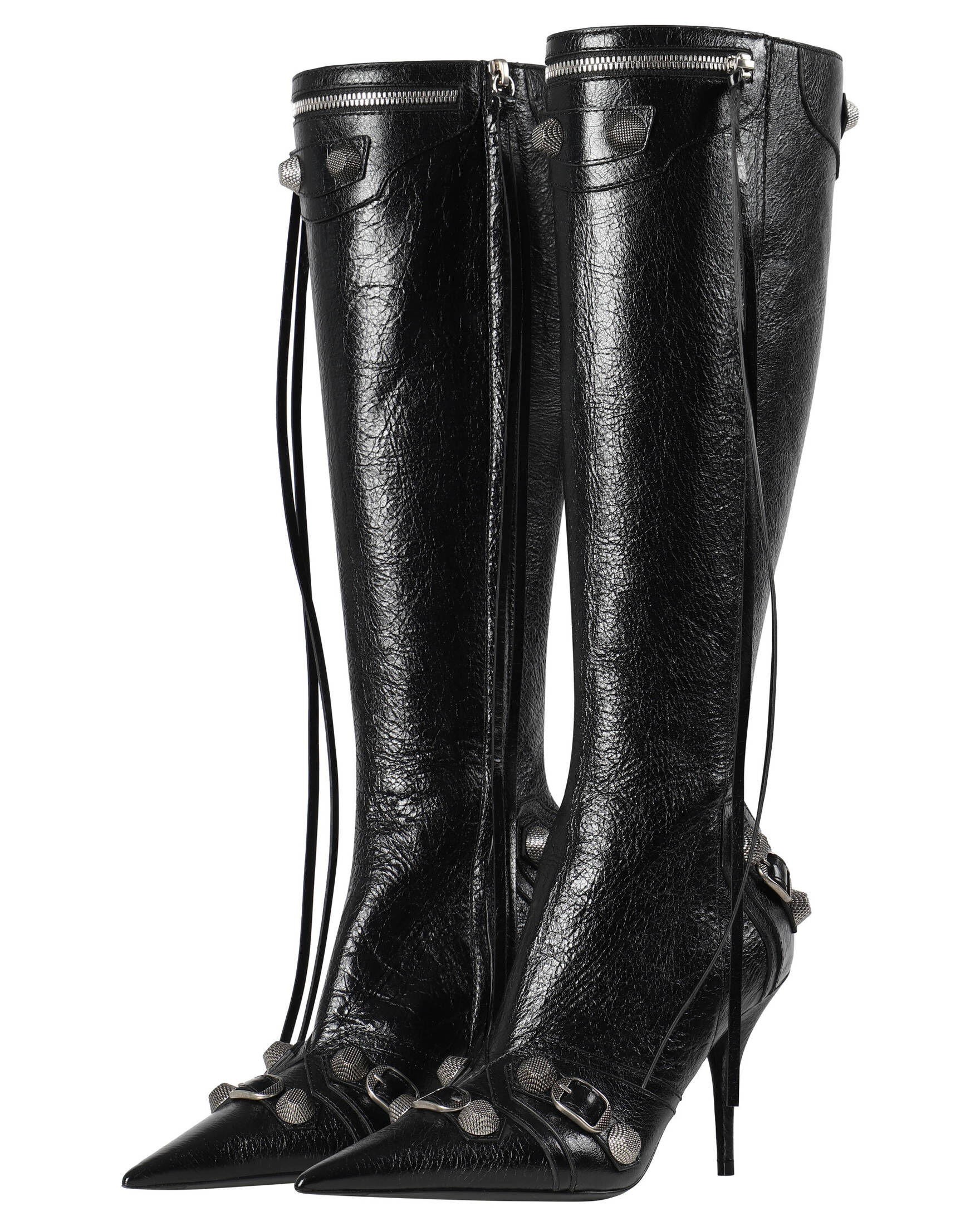 Balenciaga| Damen Stiefel CAGOLE 90 aus Lammleder