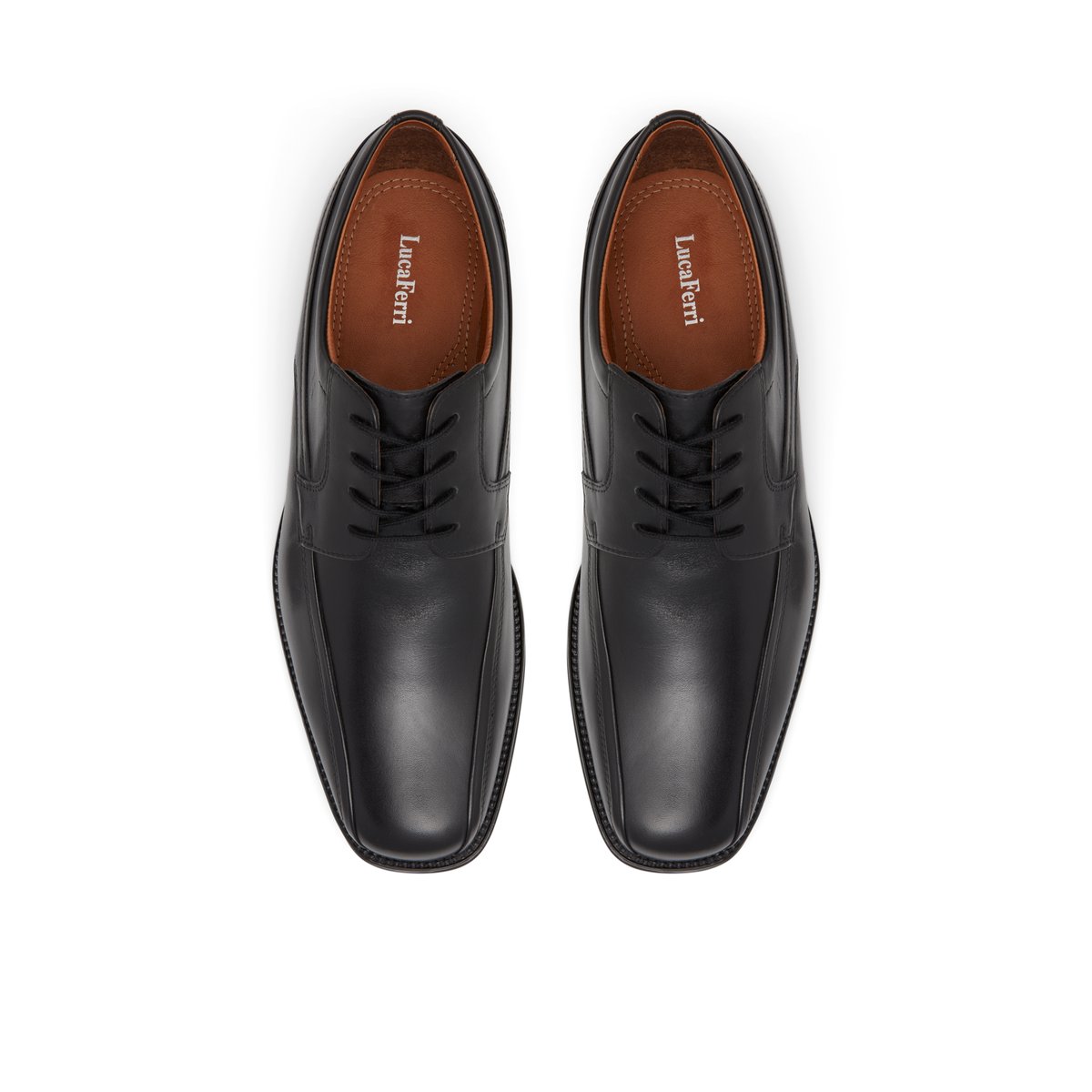 LUCA FERRI-Thoron-Chaussures habillées derby - Talon plat - Noir