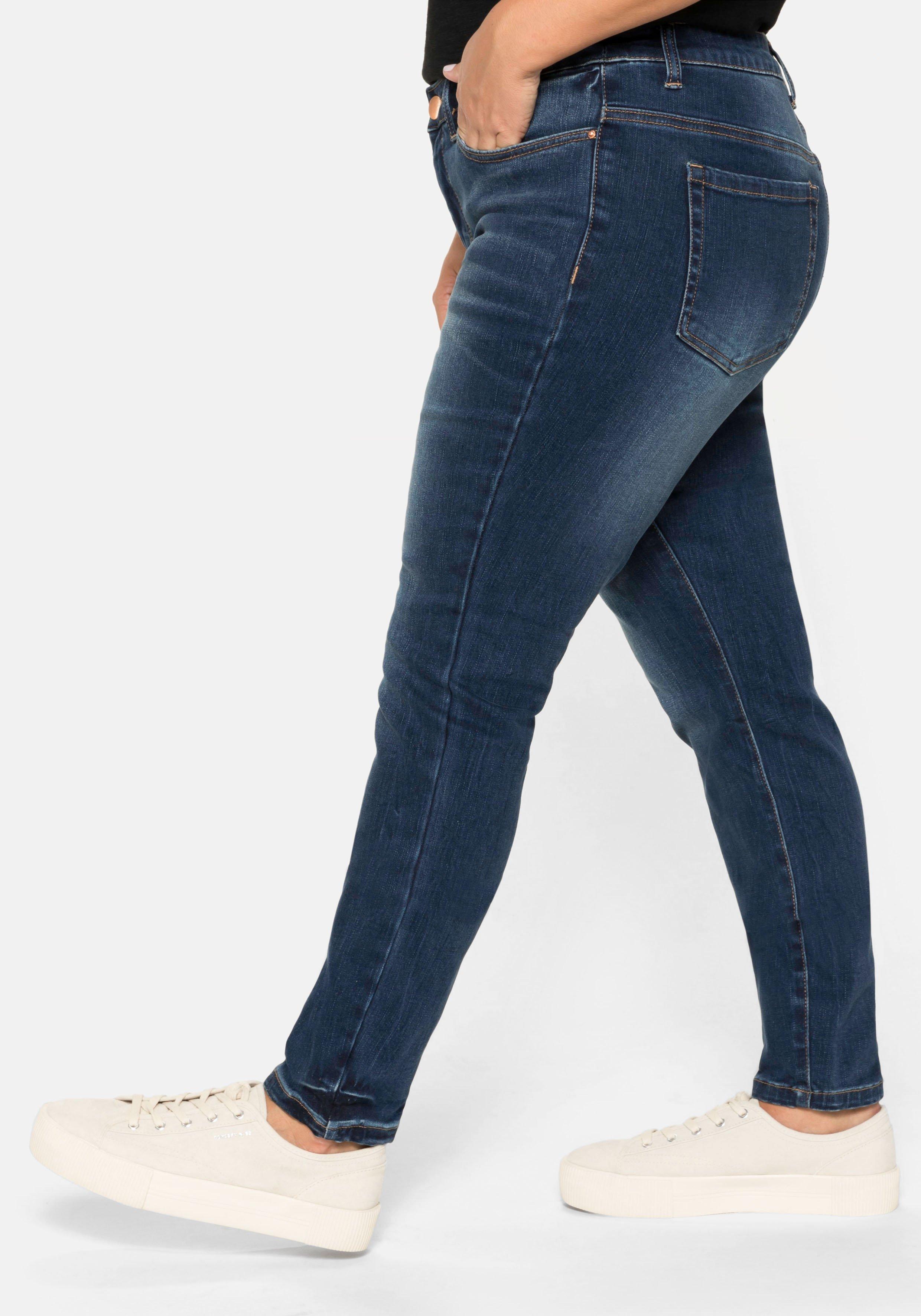 Skinny Stretch-Jeans mit Bodyforming-Effekt