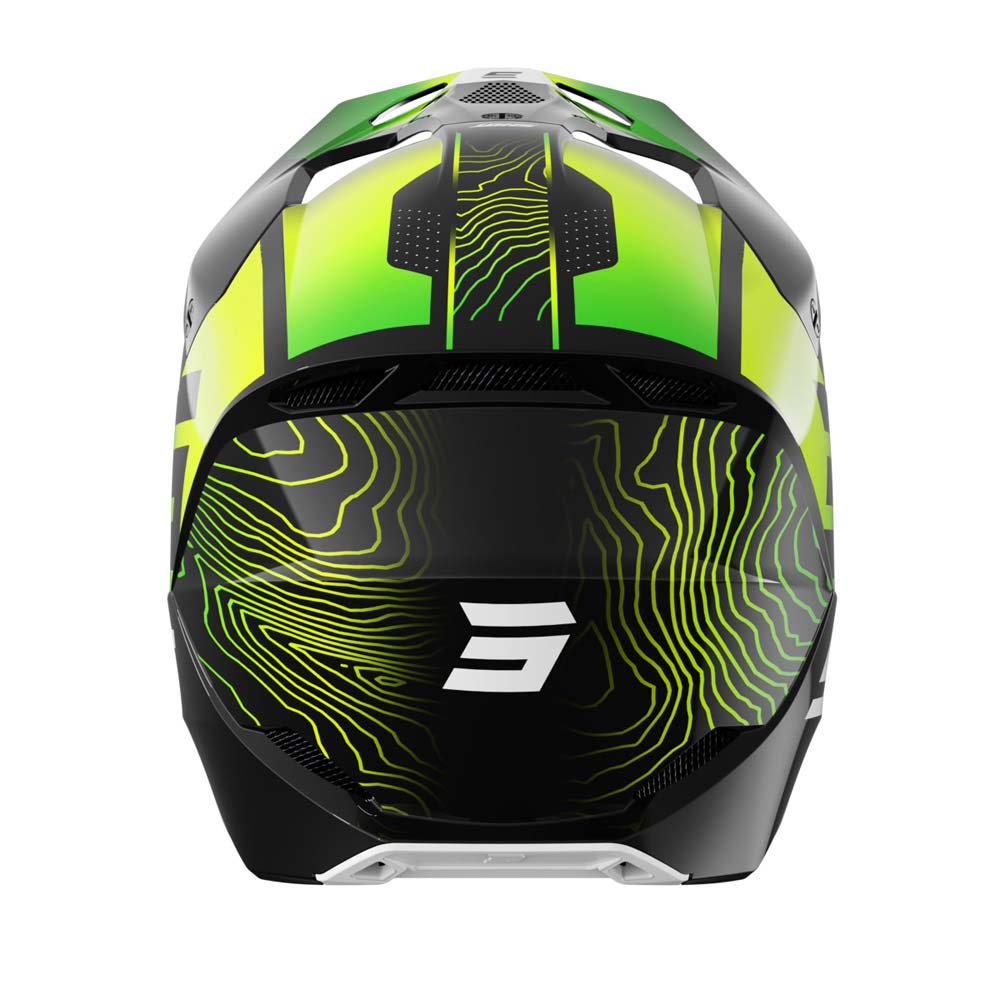 Shot - Casque Furious Apex Noir / Blanc / Jaune fluo / Brillant