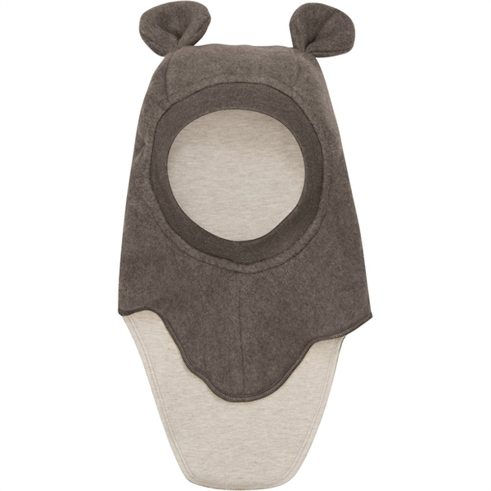 X Luksusbaby Bomuld Fleece Elefanthue Brown