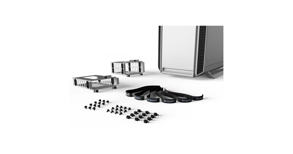 be quiet!SILENT BASE 802 midi tower behuizing  (Wit | 2x USB-A | 1x USB-C)
