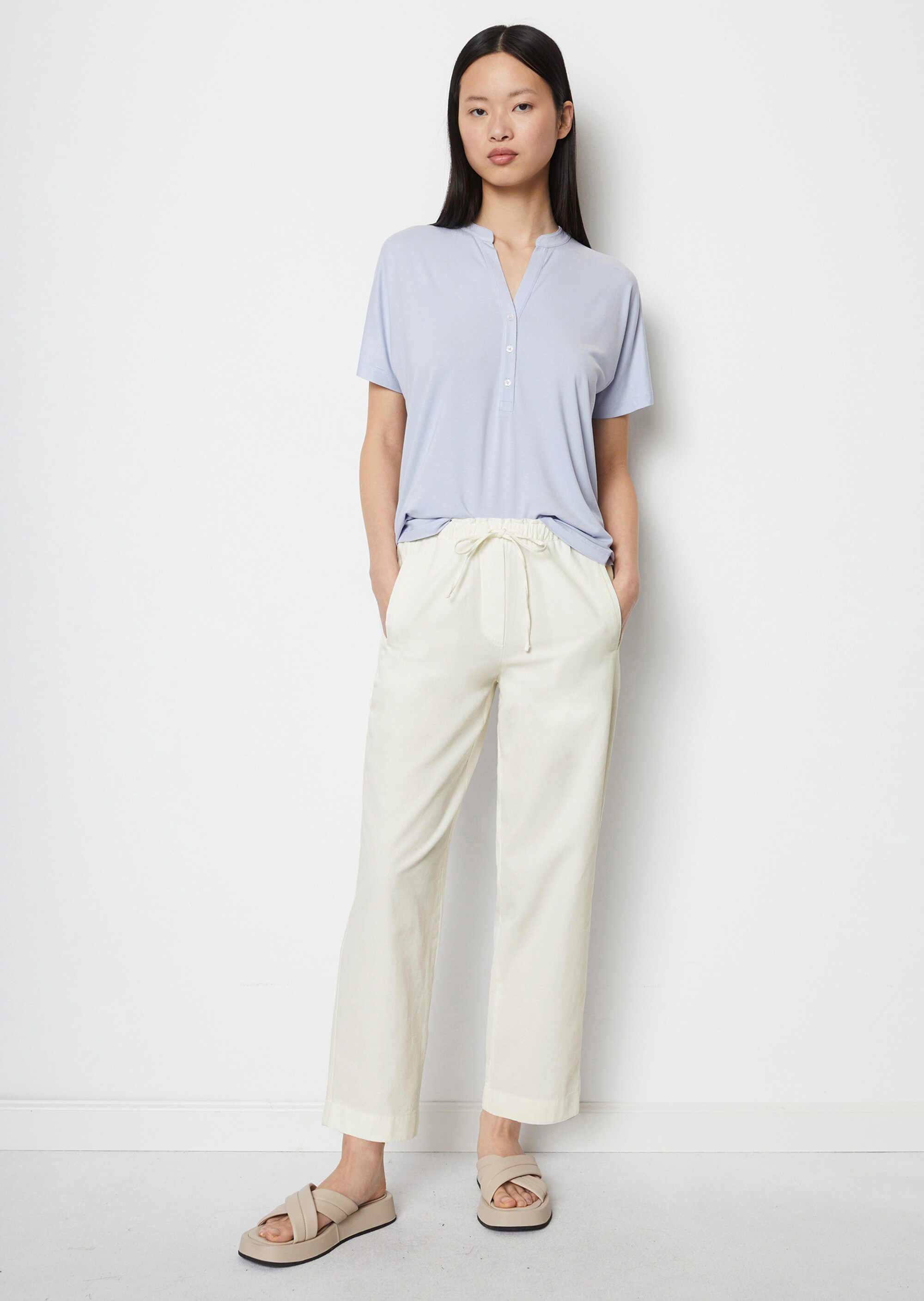 Jerseybluse relaxedaus LENZING™ ECOVERO™