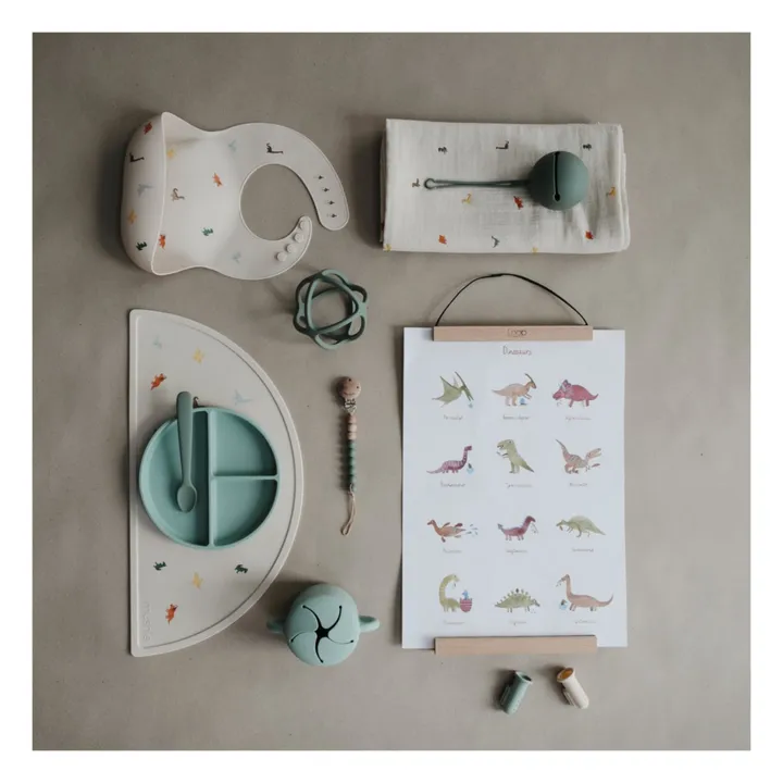 Mushie Bavoir en silicone | Beige