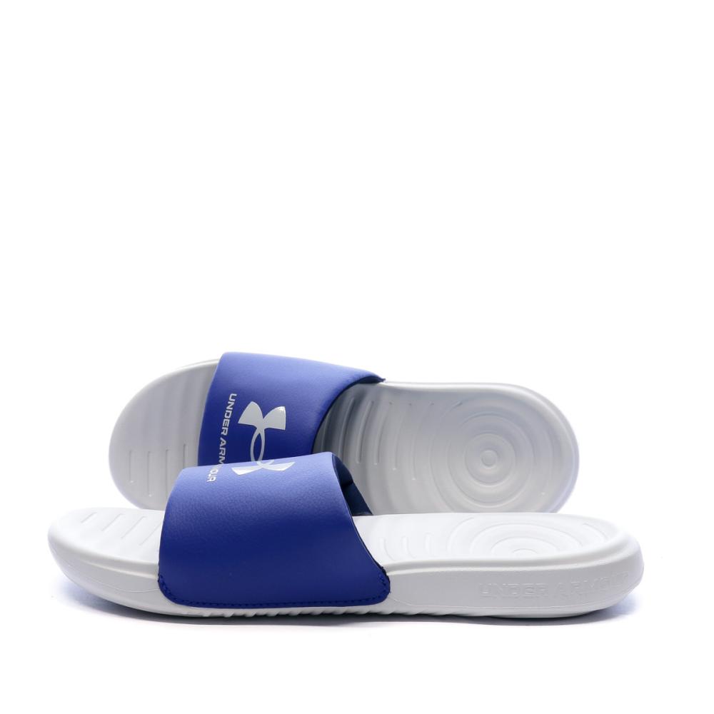 Under Armour Claquettes Gris/Bleu Homme Under Armour Ansa