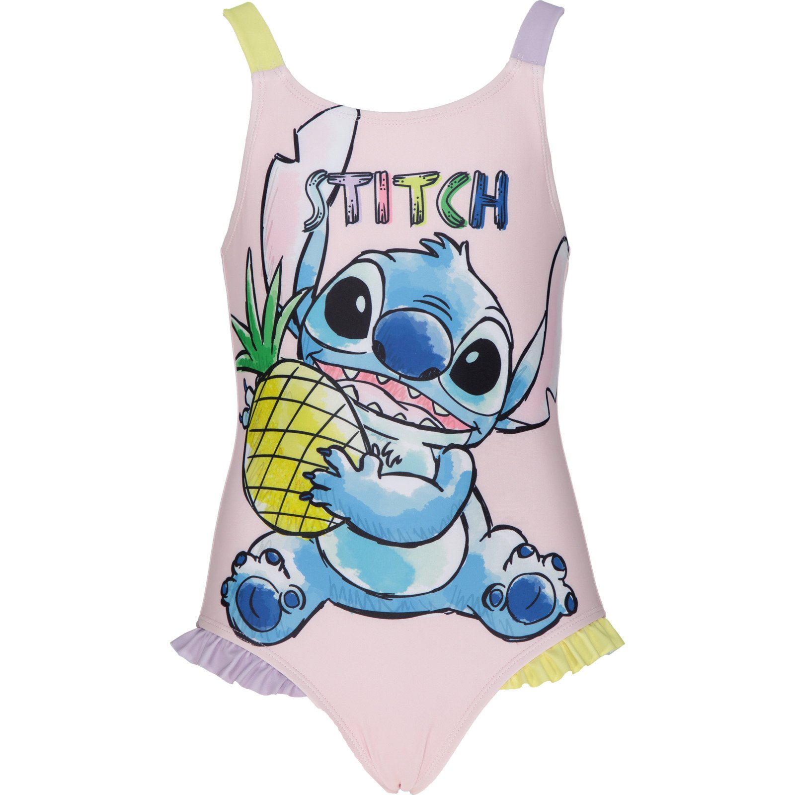 Mädchen-Badeanzug & Bikini Stitch rosa