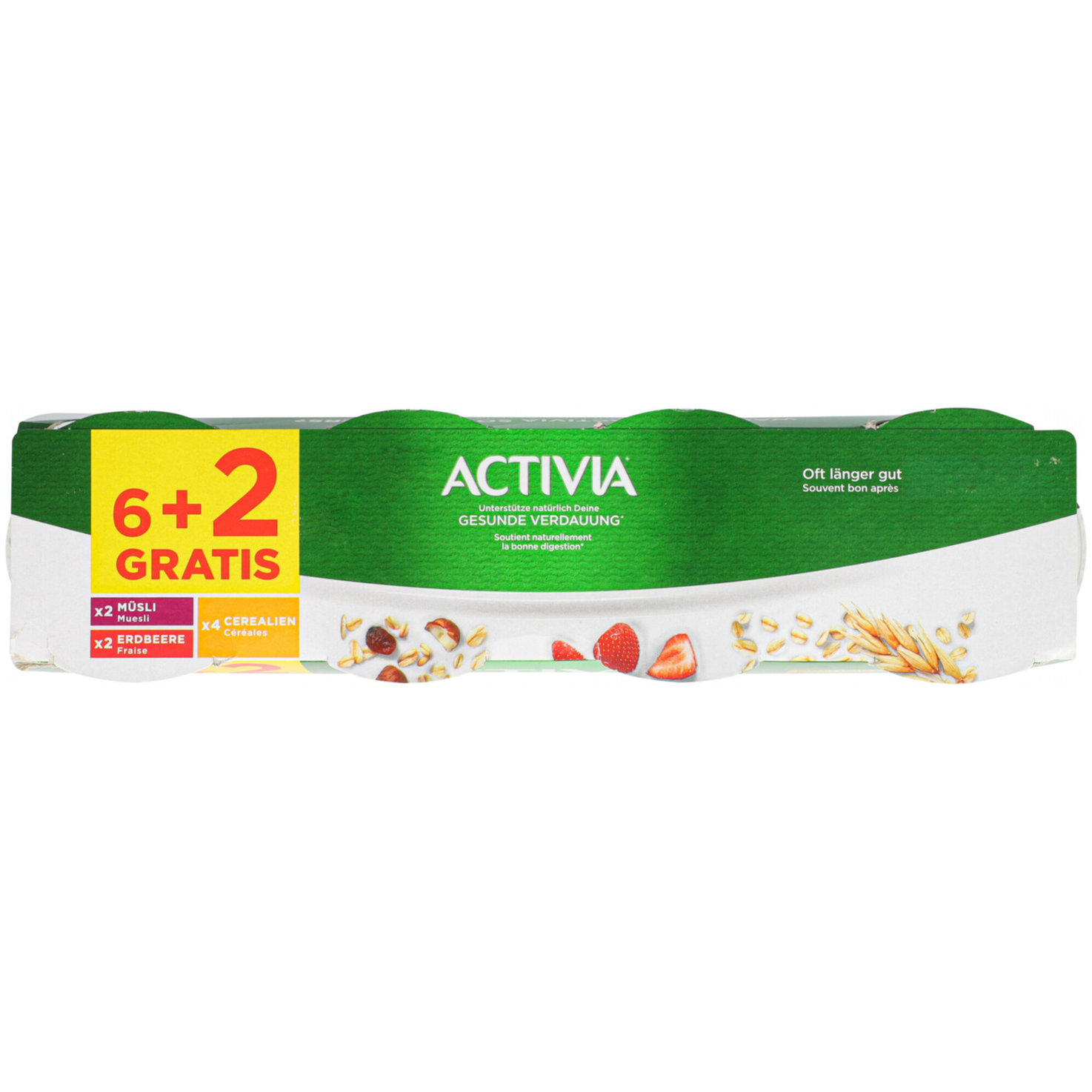 Activia probiotischer Joghurt Cerealienmix 8x115g