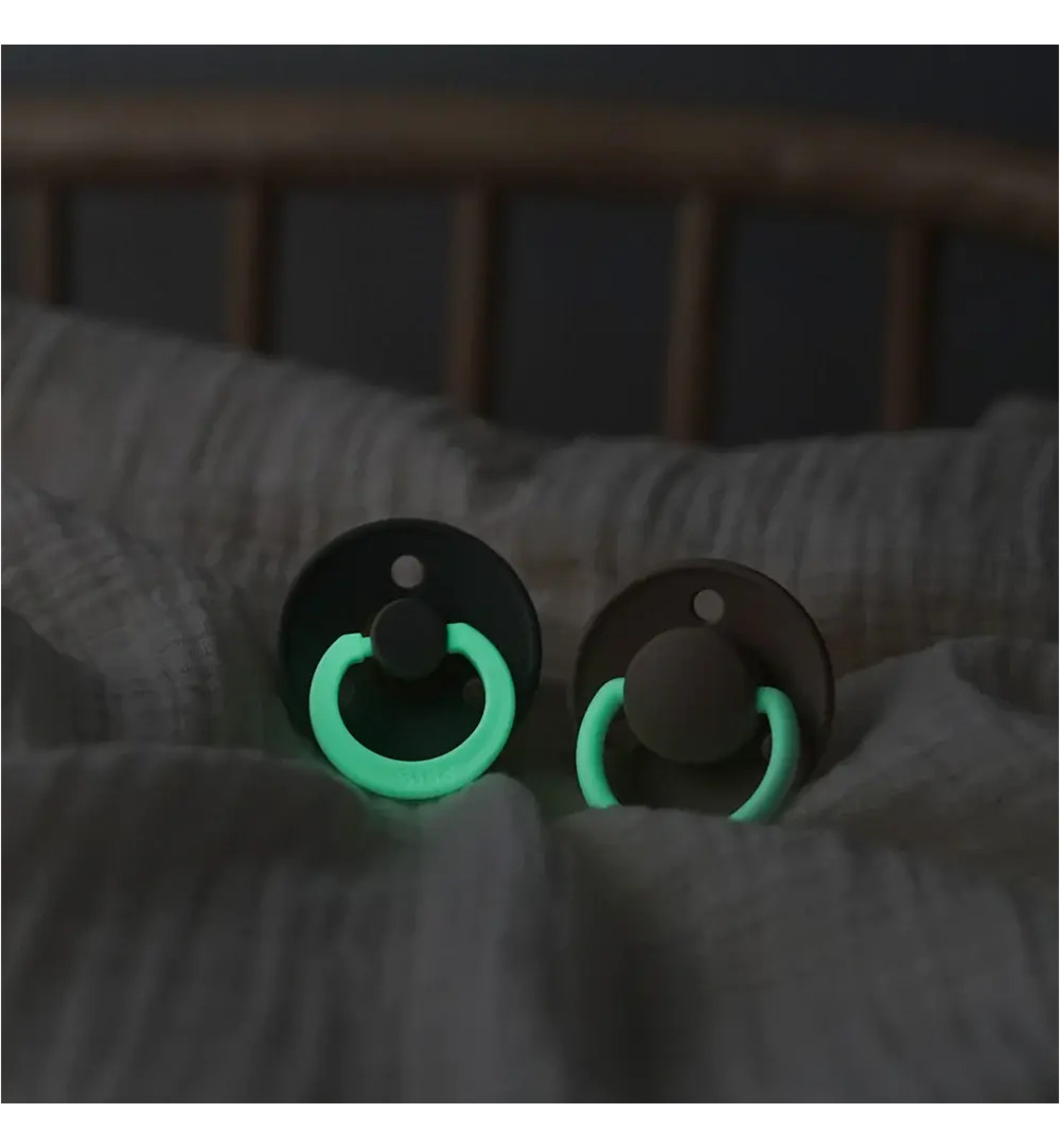 Bibs Fopspeen maat 3 – sage/cloud night 2pack (2 stuks)