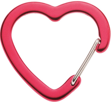 Edelrid Corazon Herz Karabiner Rot